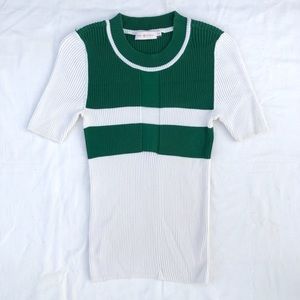 Ribbed Short Sleeve Shirt